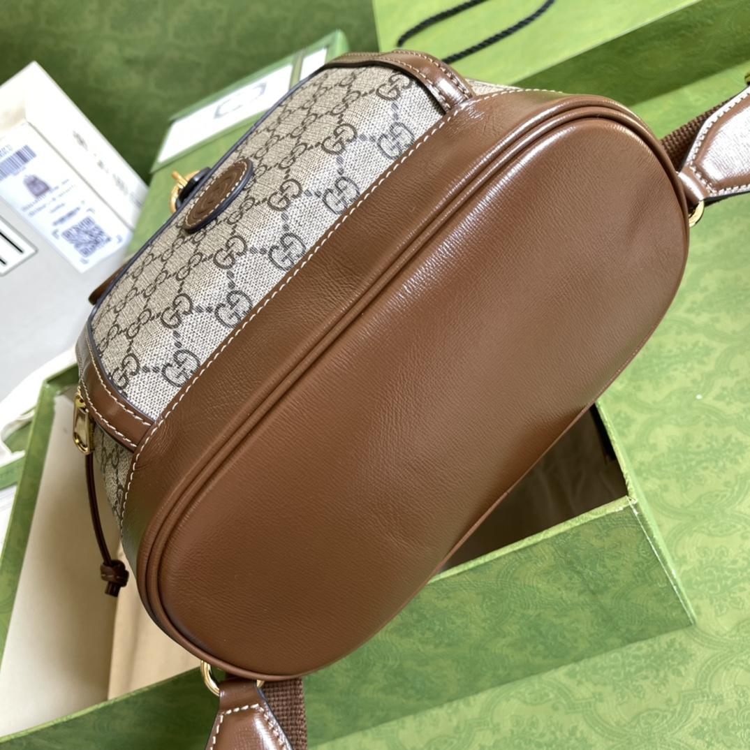 Gucci Backpack With Interlocking G(26.5- 30- 13cm) - PerfectKickZ
