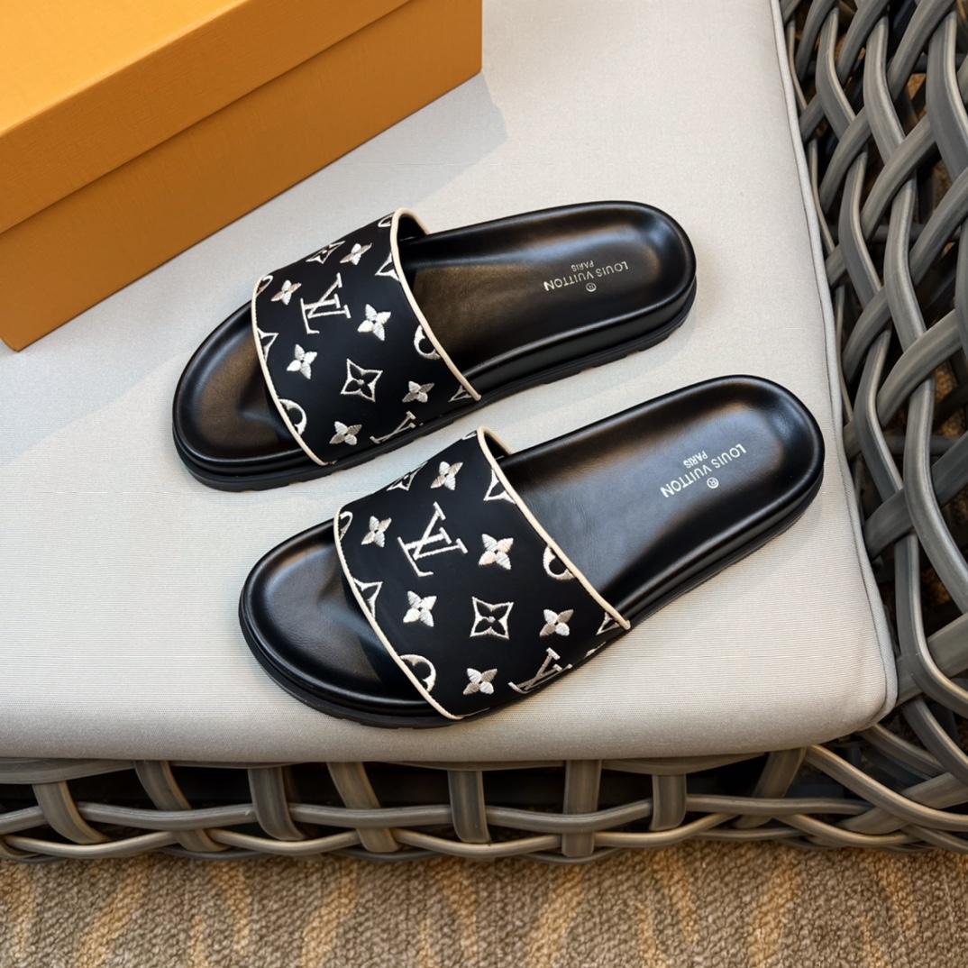Louis Vuitton Monogram Sandals - PerfectKickZ