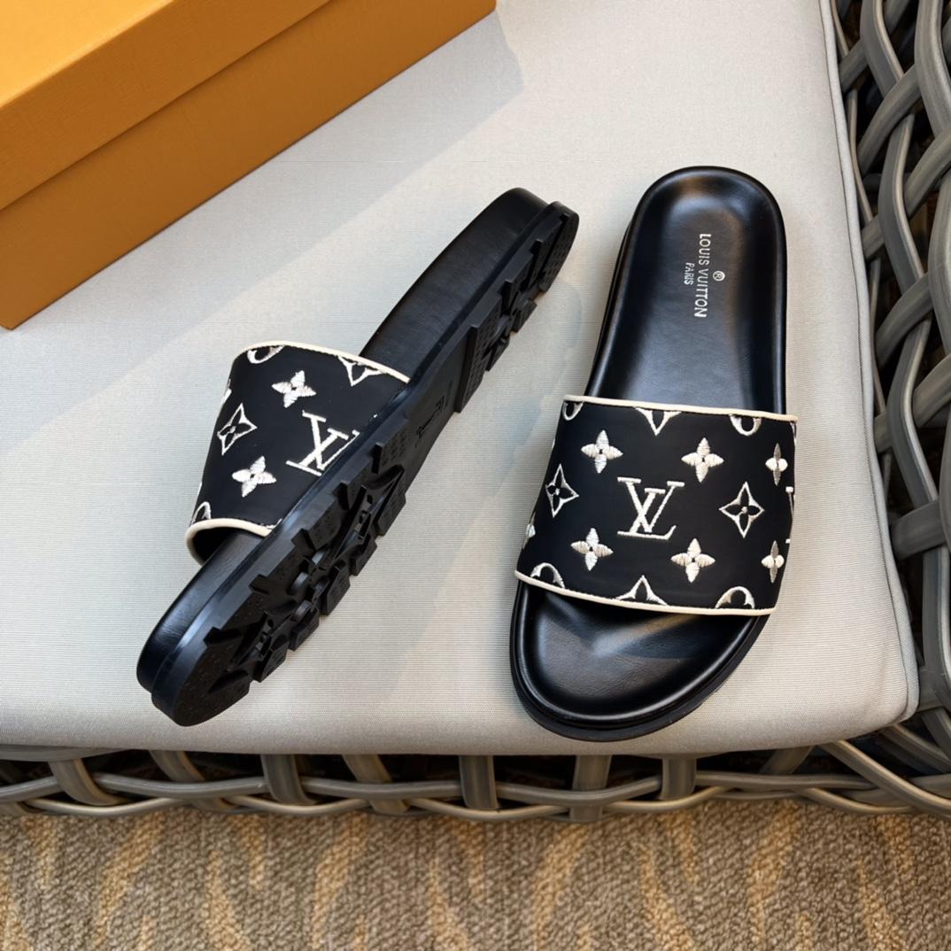 Louis Vuitton Monogram Sandals - PerfectKickZ