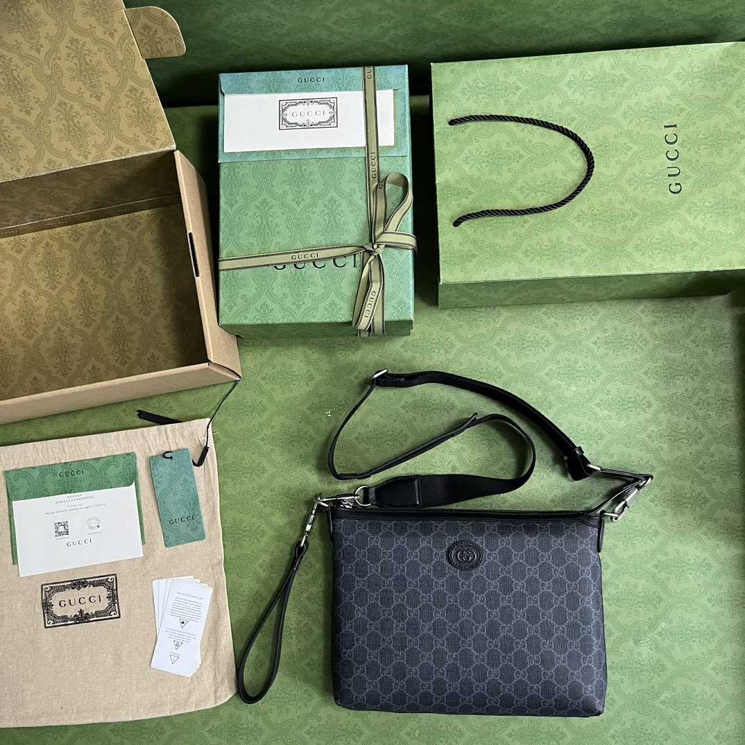 Gucci Messenger bag with Interlocking G(30-22.5-5cm) - 