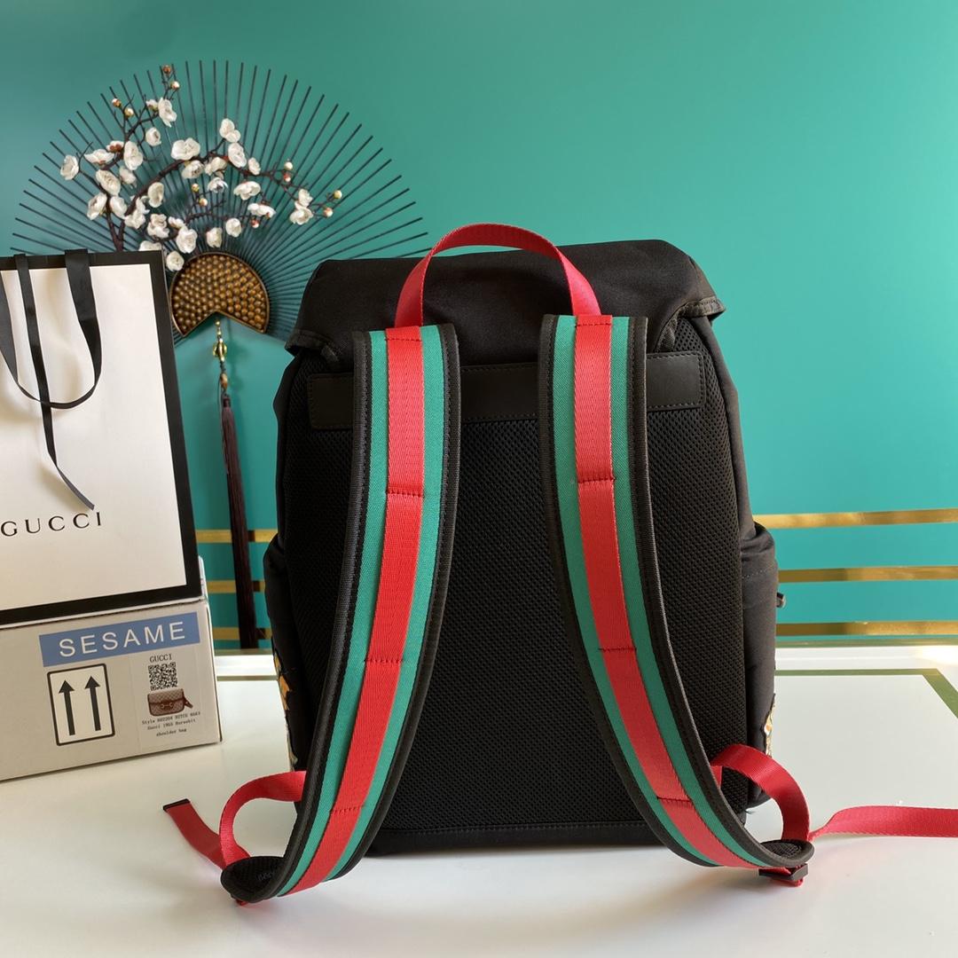 Gucci Techno Canvas Embroidered Tiger Black(32-45-14cm) - PerfectKickZ