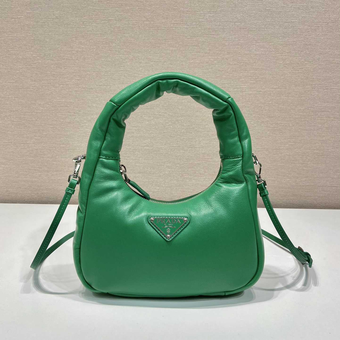 Prada Soft Padded Nappa Leather Mini-Bag - PerfectKickZ