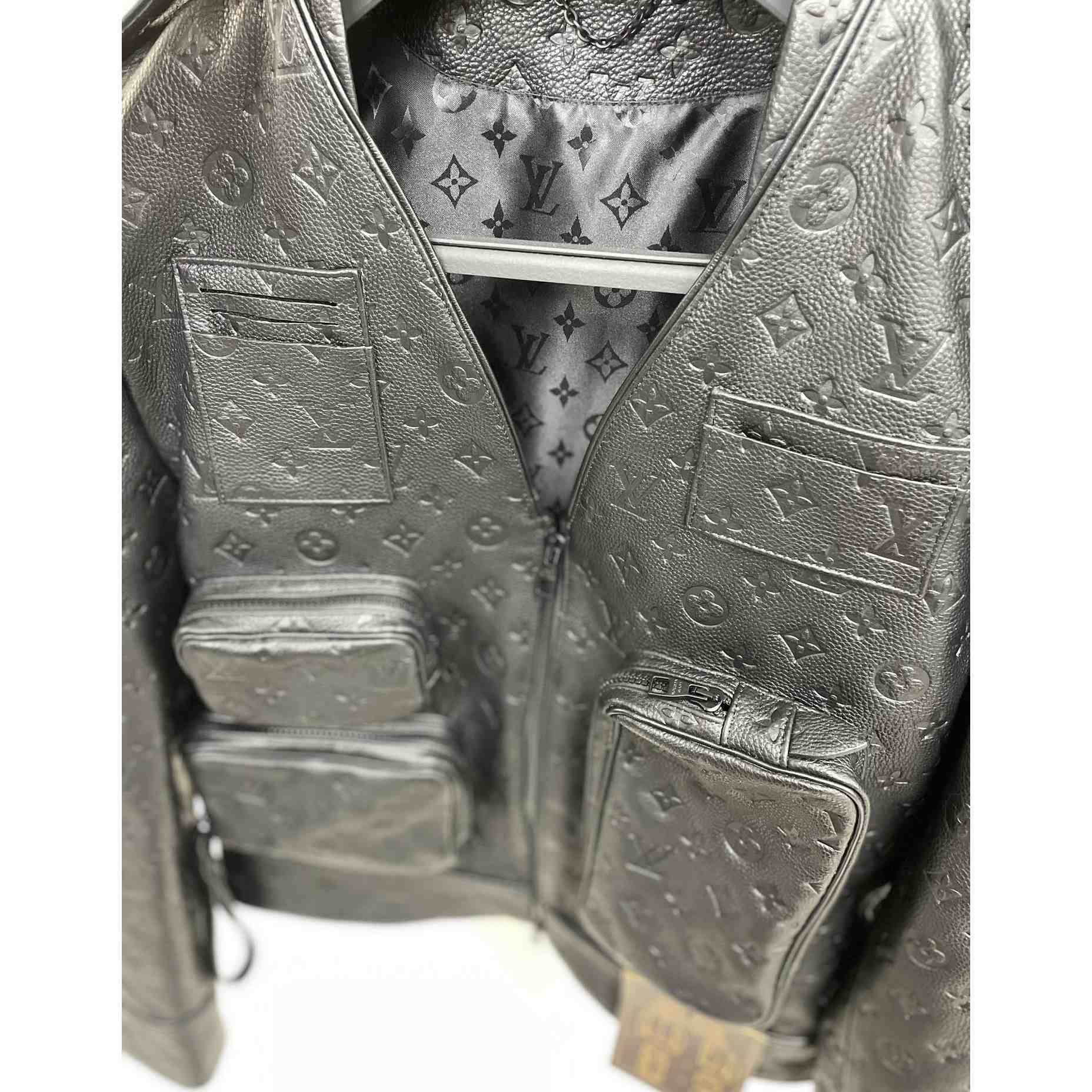 Louis Vuitton Monogram Embossed Utility Jacket - 