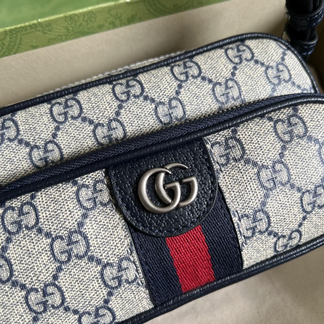 Gucci Ophidia Small Messenger Bag(24-13-6CM)   - 
