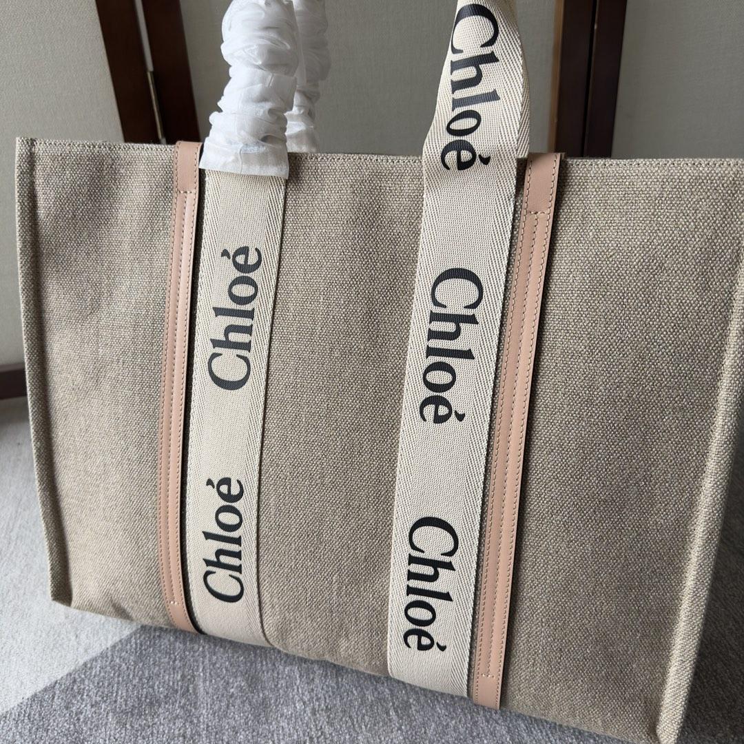 Chloe Large Woody Tote Bag(45-33-13 cm) - PerfectKickZ