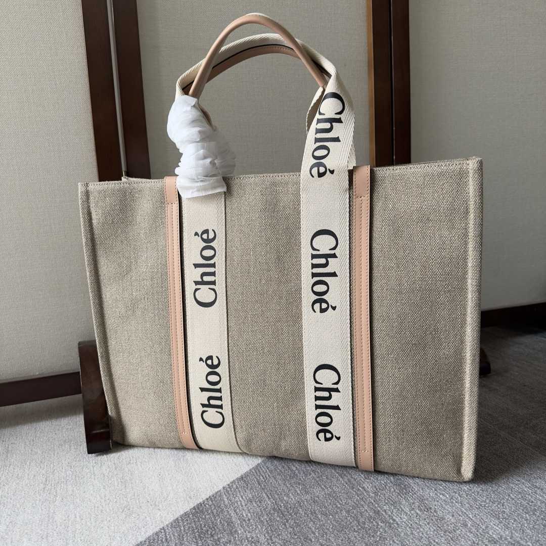 Chloe Large Woody Tote Bag(45-33-13 cm) - PerfectKickZ