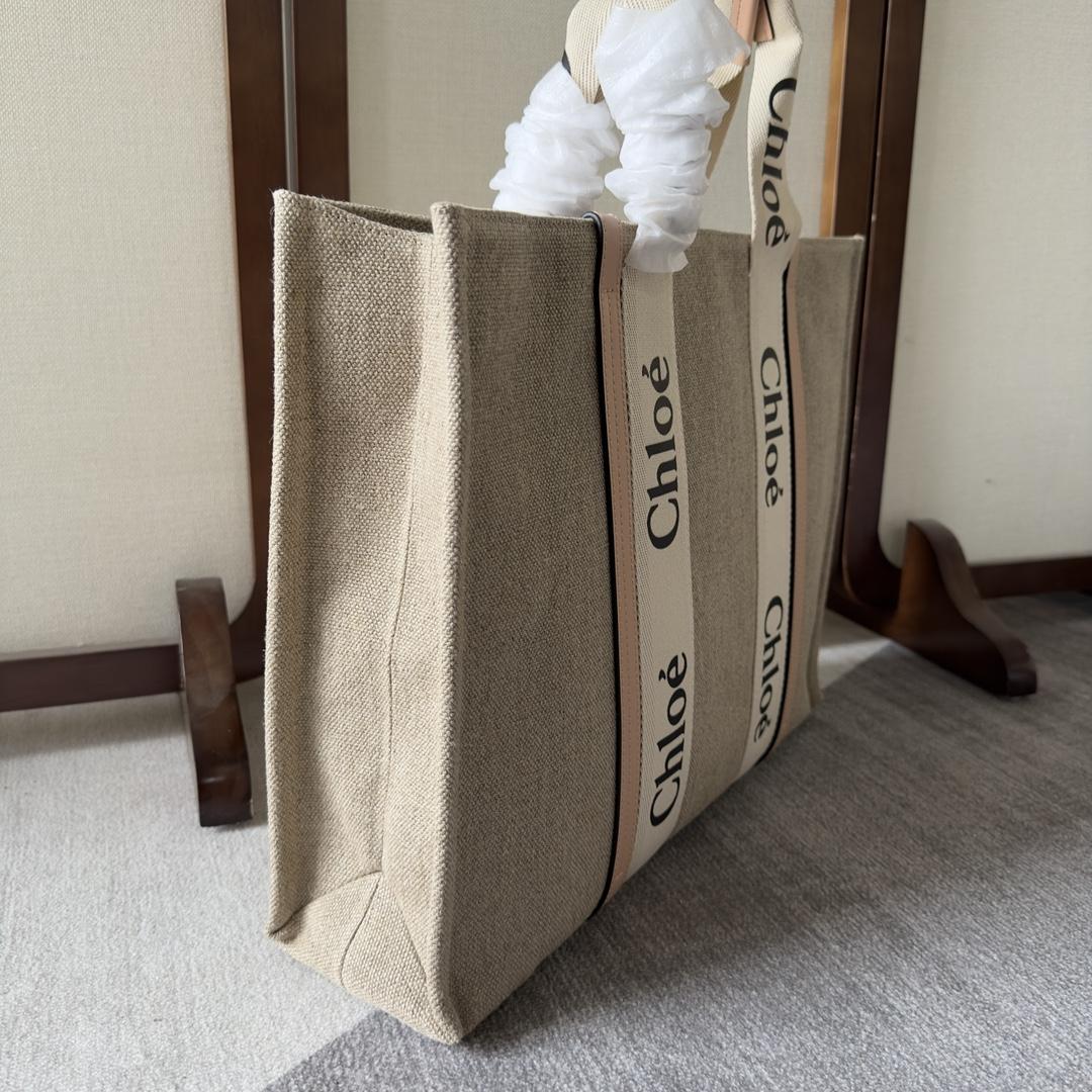 Chloe Large Woody Tote Bag(45-33-13 cm) - PerfectKickZ