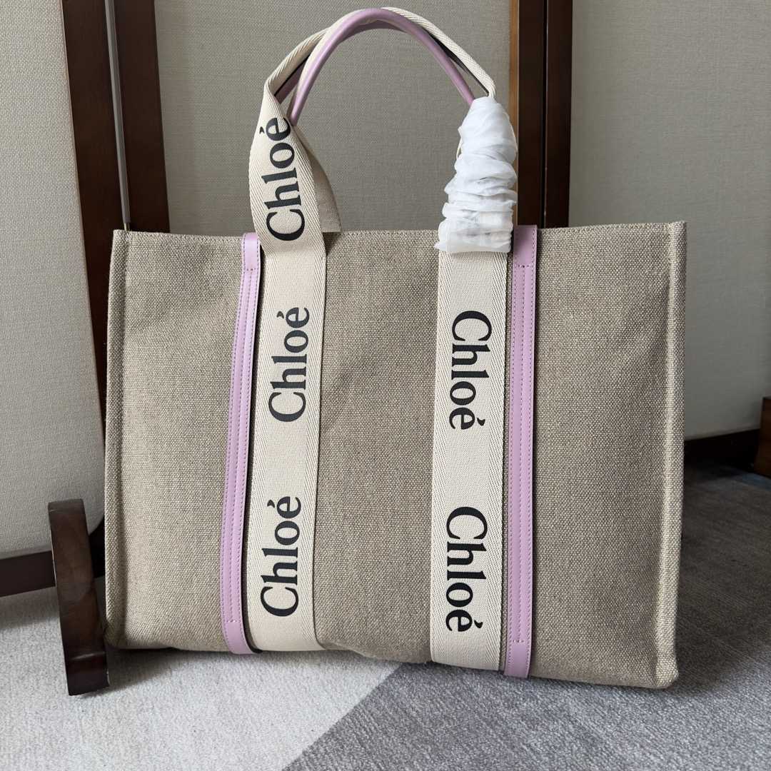 Chloe Large Woody Tote Bag(45-33-13 cm) - PerfectKickZ