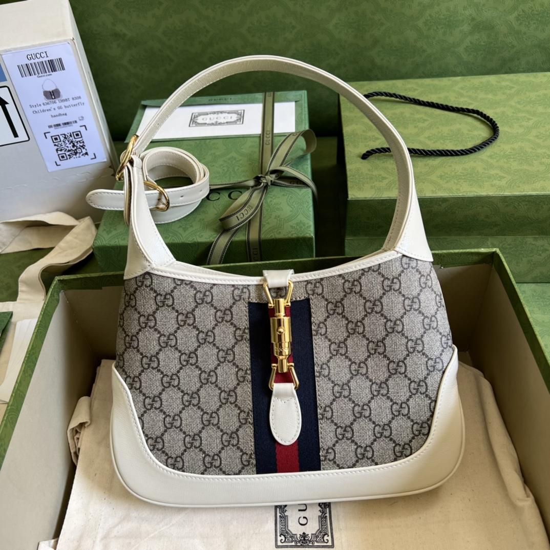 Gucci Jackie 1961 Small Shoulder Bag(28*19*4.5cm)   - PerfectKickZ