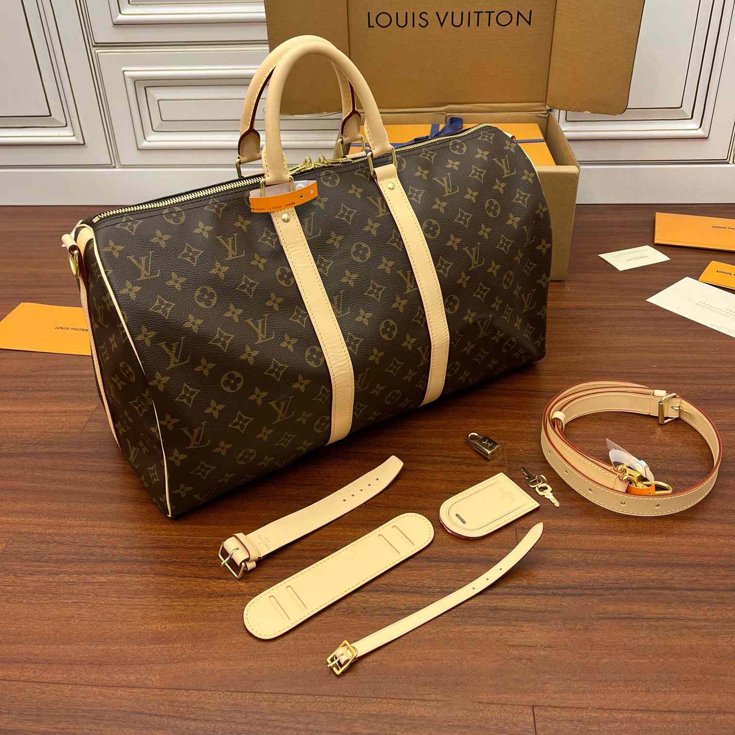 Louis Vuitton Keepall Bandoulière 45   M41418 - PerfectKickZ