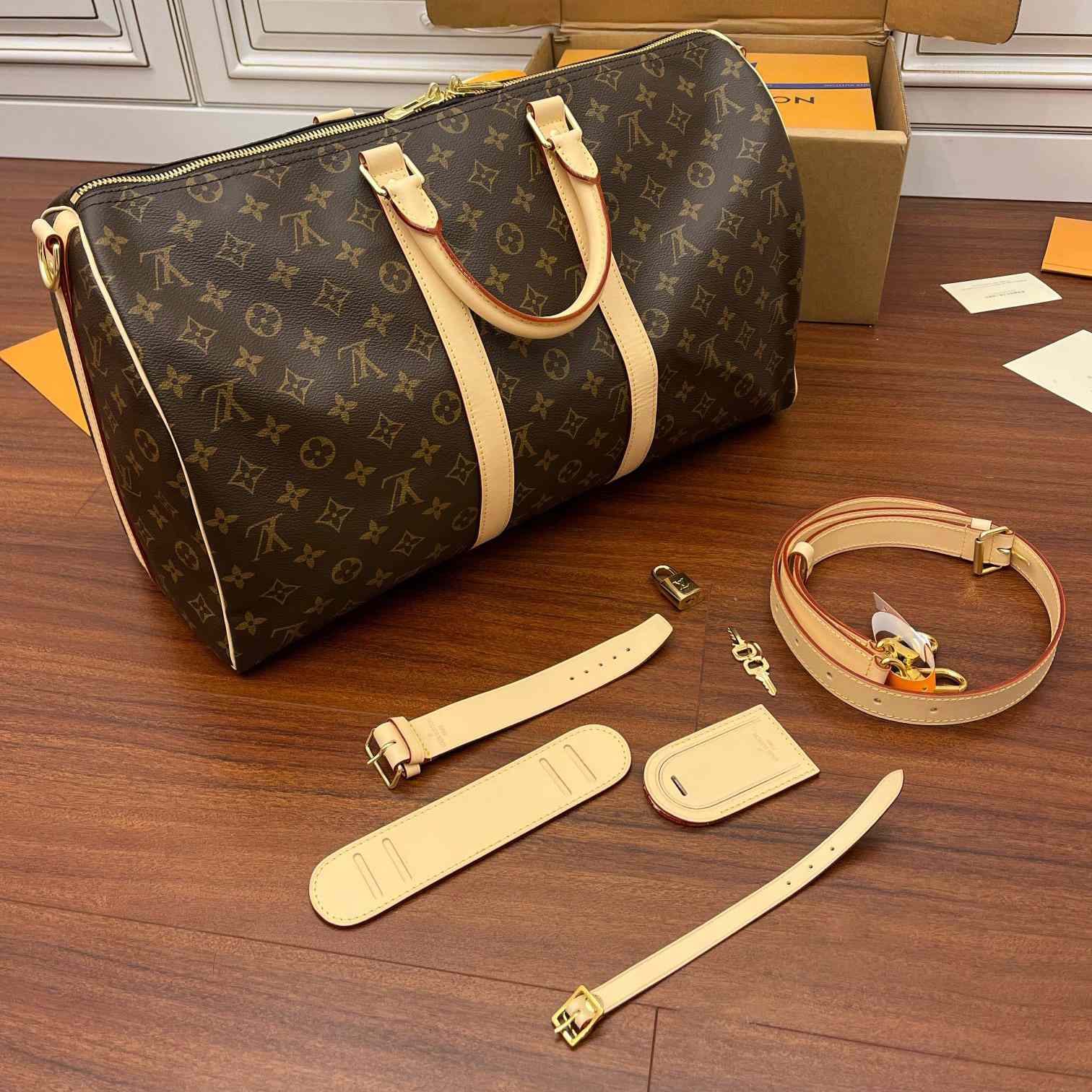 Louis Vuitton Keepall Bandoulière 45   M41418 - PerfectKickZ