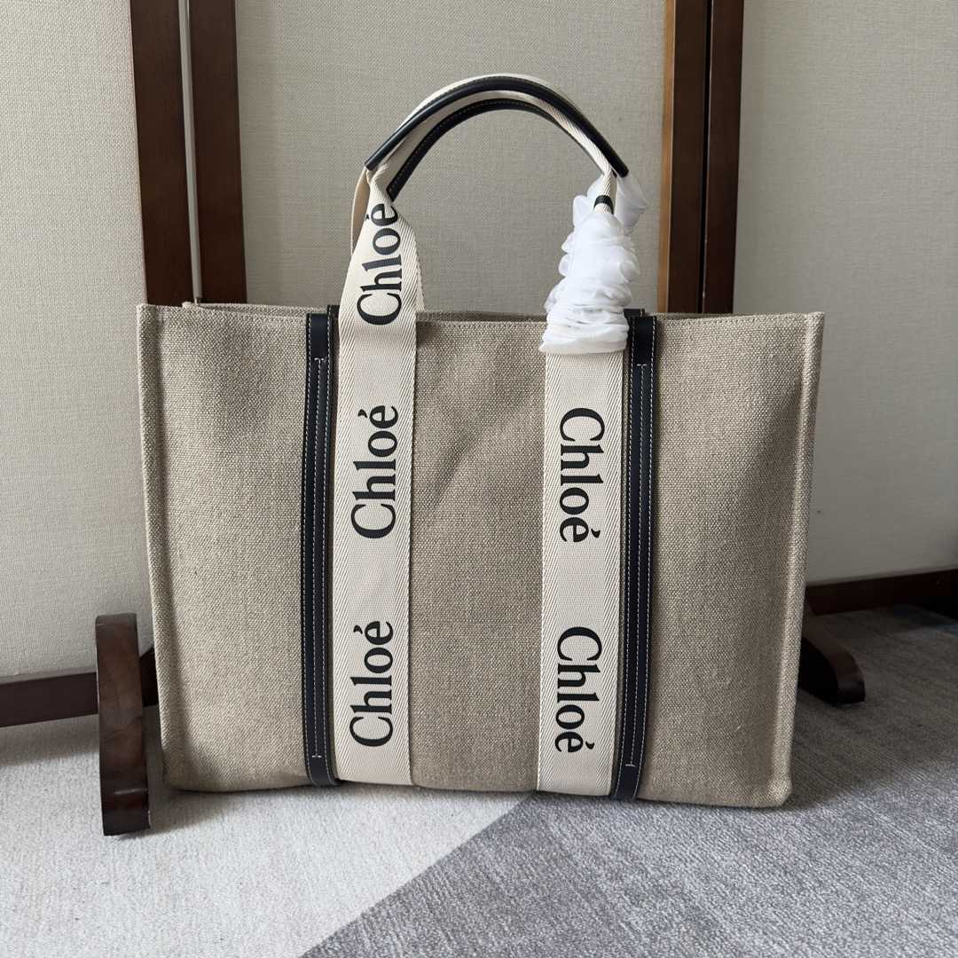 Chloe Large Woody Tote Bag(45-33-13 cm) - PerfectKickZ