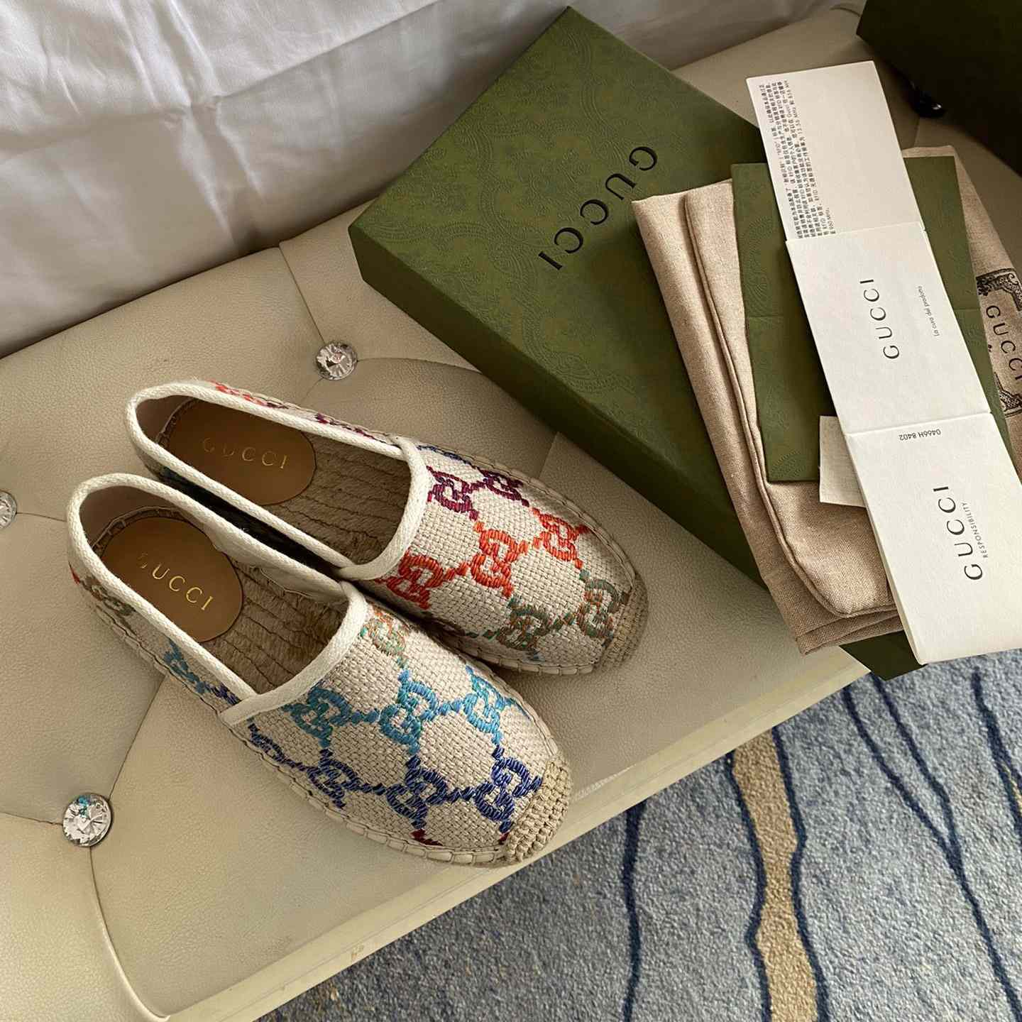 Gucci GG Jacquard Espadrilles - PerfectKickZ