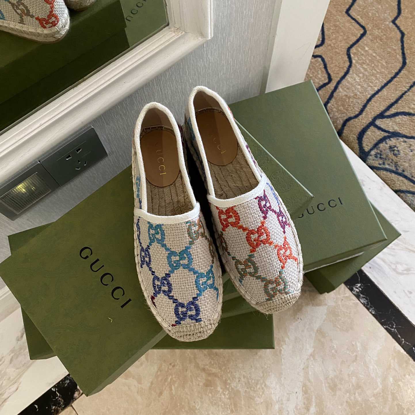 Gucci GG Jacquard Espadrilles - PerfectKickZ