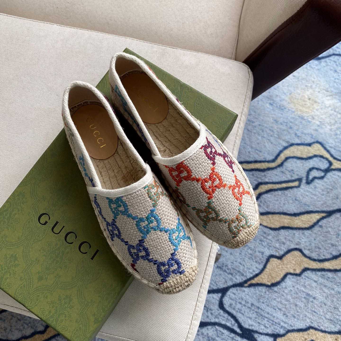 Gucci GG Jacquard Espadrilles - PerfectKickZ