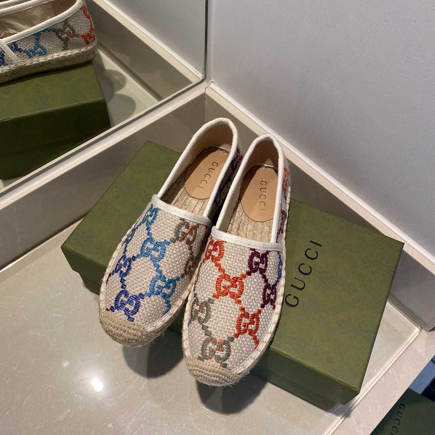 Gucci GG Jacquard Espadrilles - 