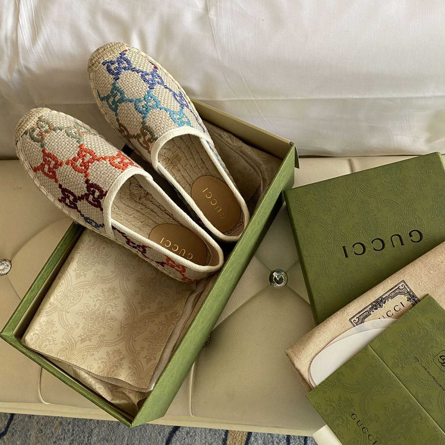 Gucci GG Jacquard Espadrilles - 