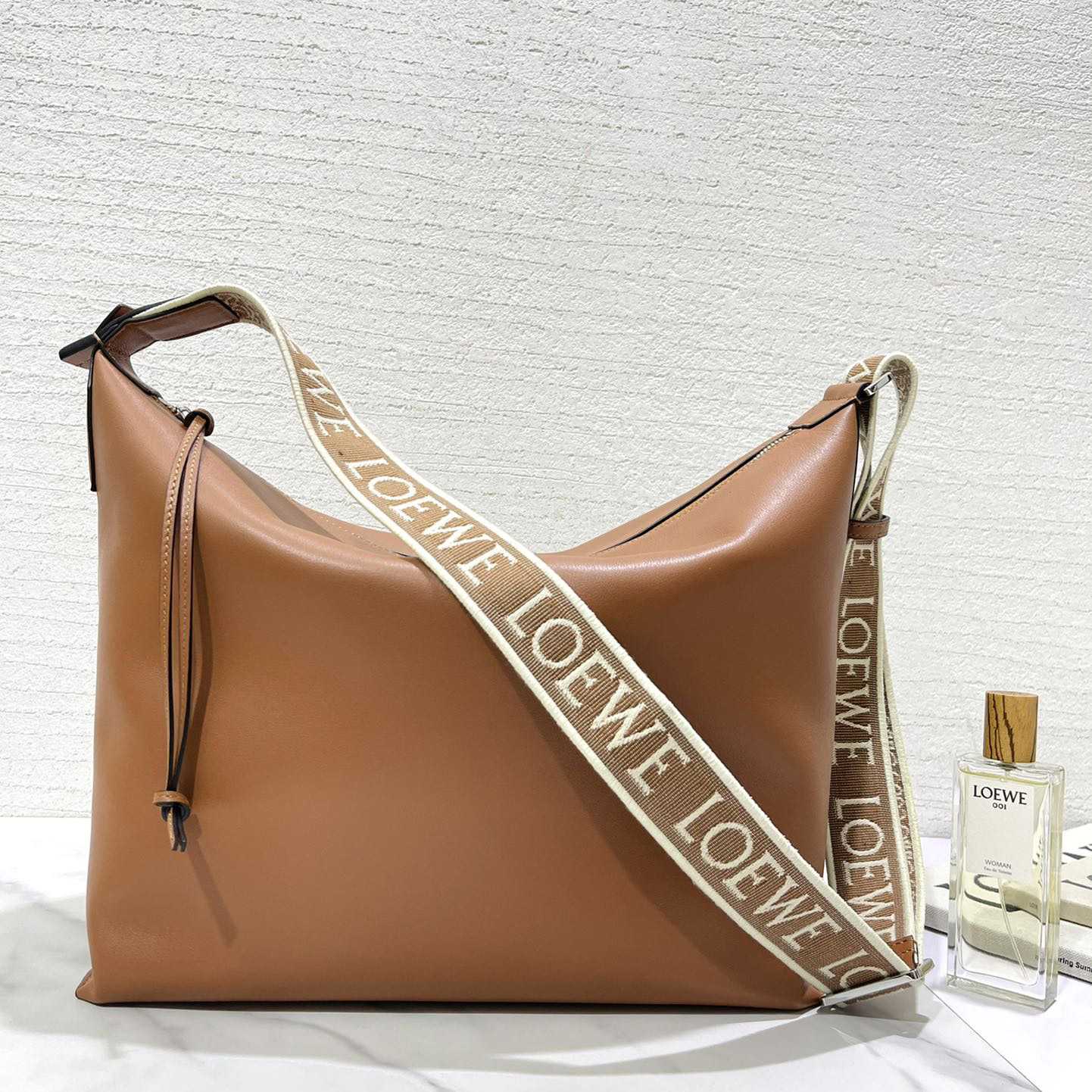Loewe Cubi Crossbody Bag In Supple Smooth Calfskin And Jacquard - PerfectKickZ