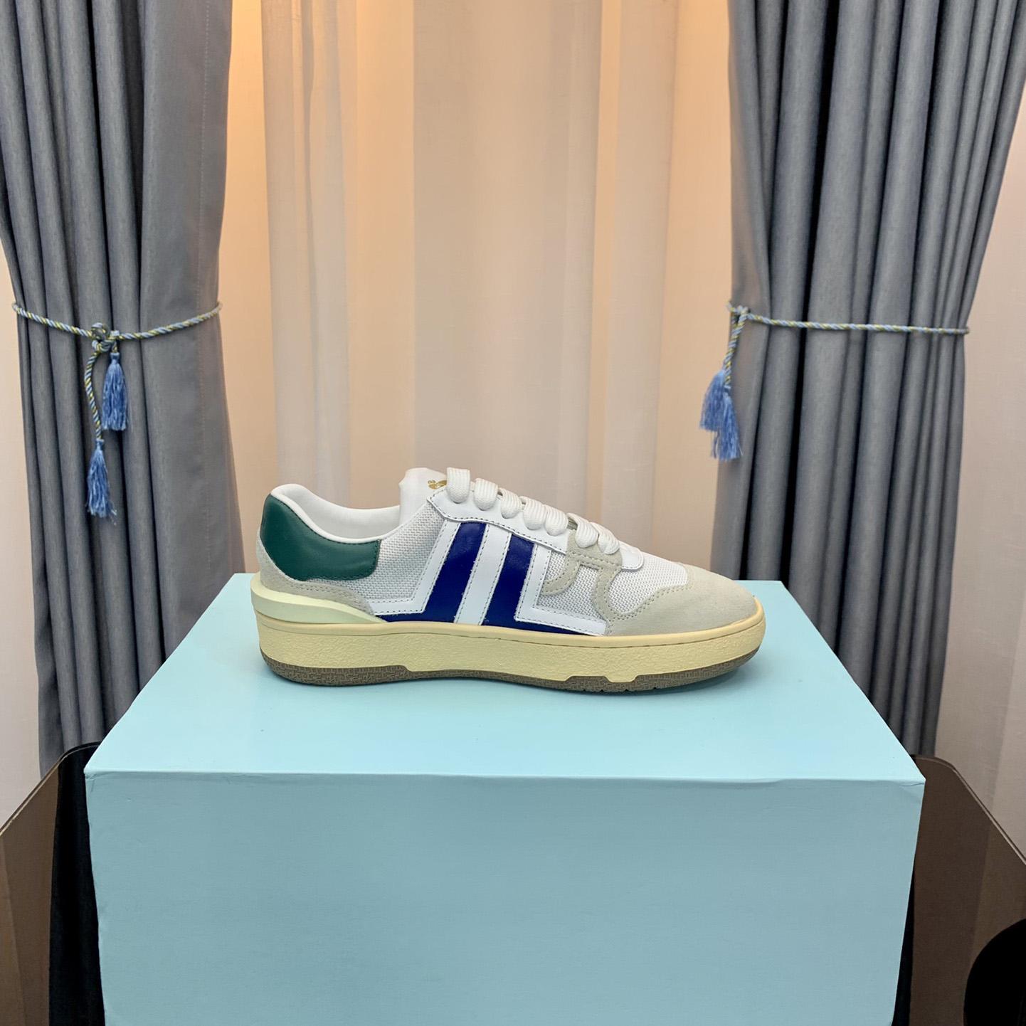 Lanvin Leather Clay Low-Top Sneakers - PerfectKickZ