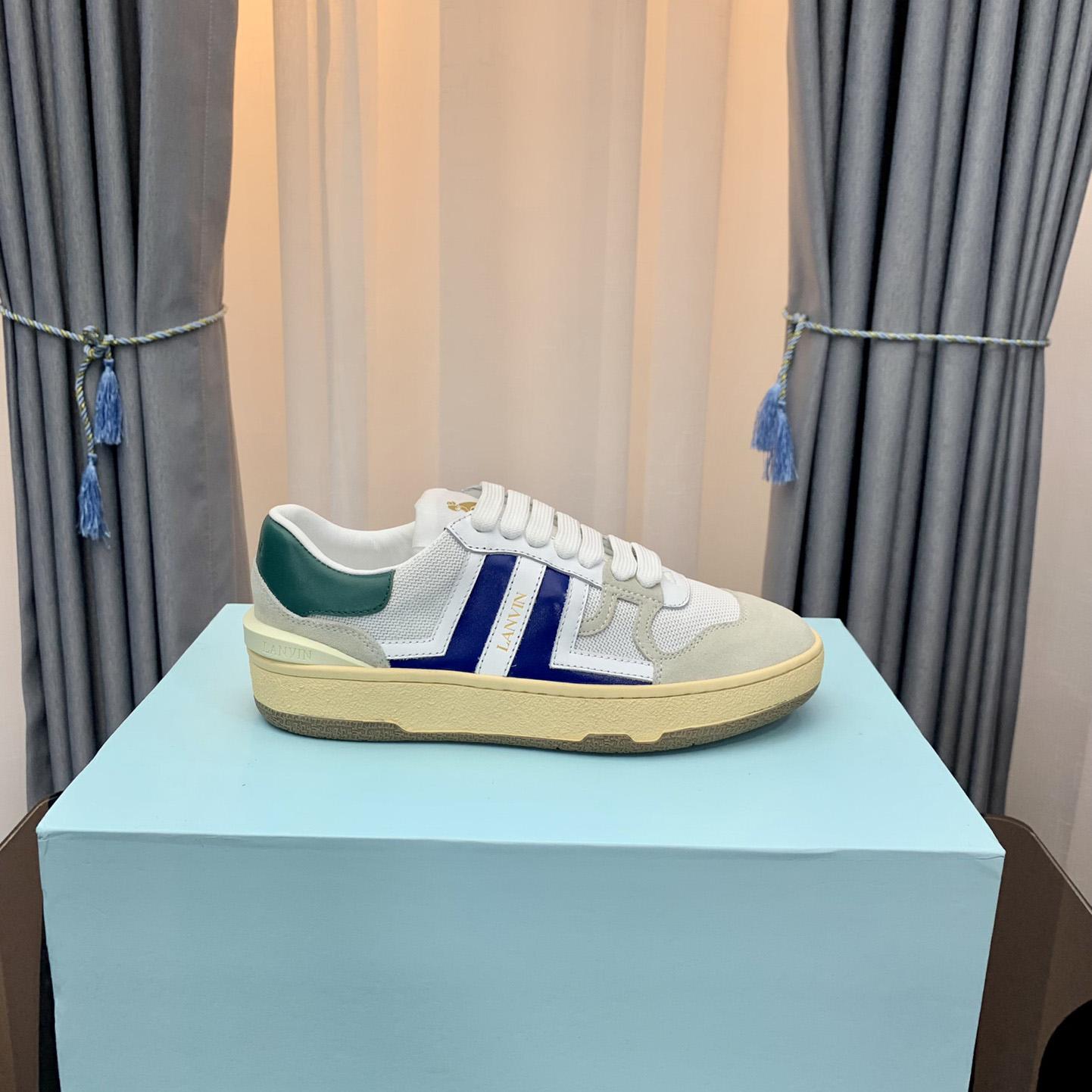 Lanvin Leather Clay Low-Top Sneakers - PerfectKickZ