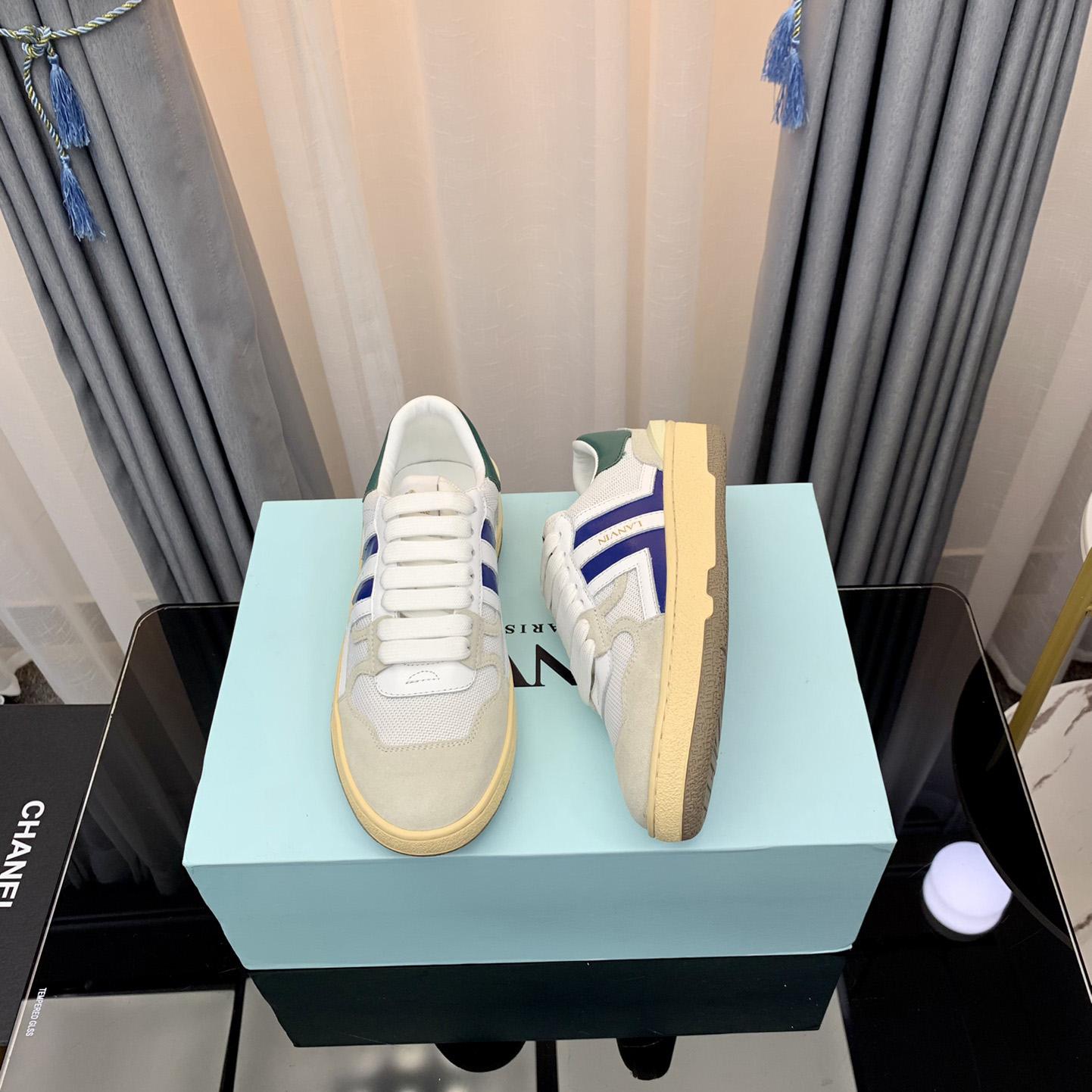 Lanvin Leather Clay Low-Top Sneakers - PerfectKickZ