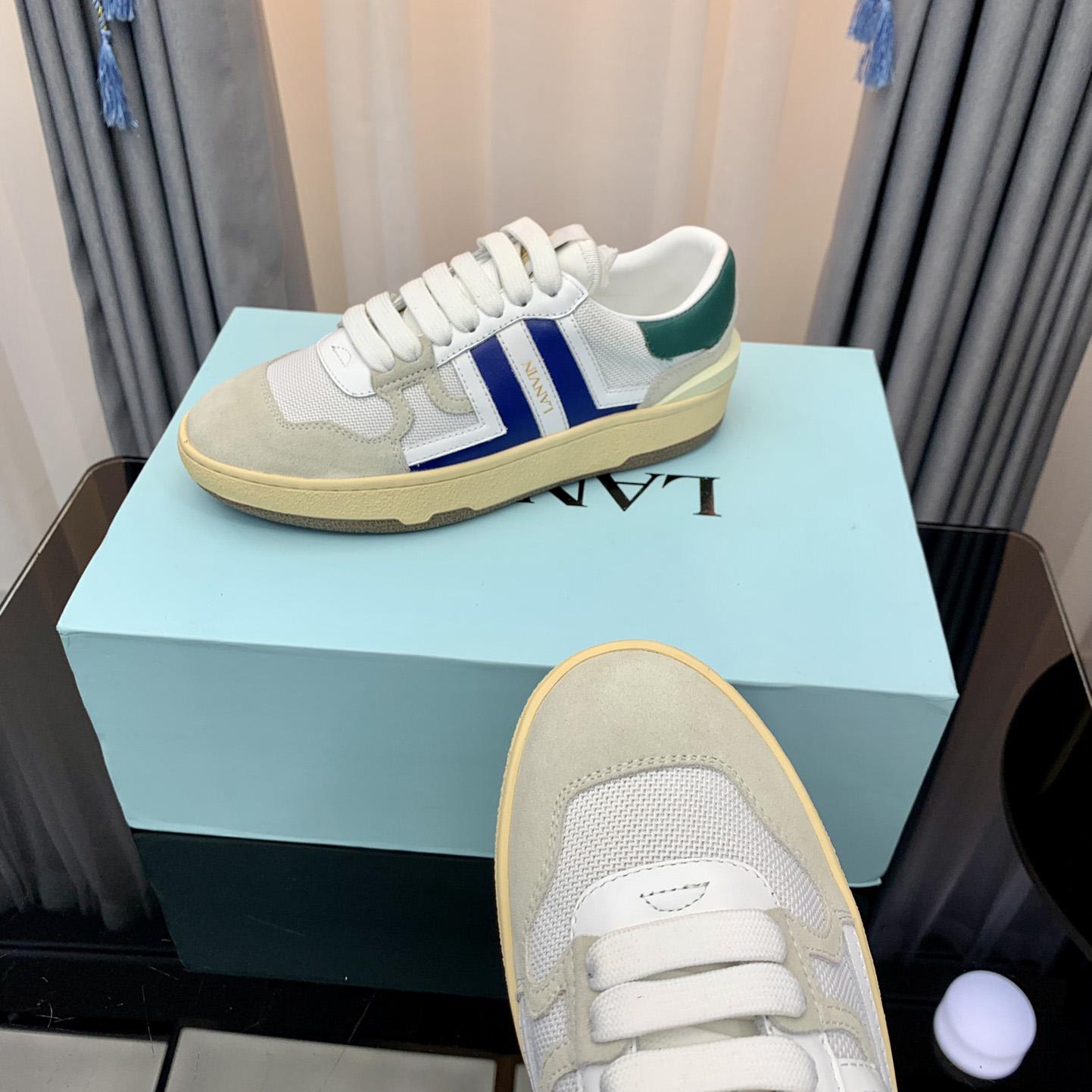Lanvin Leather Clay Low-Top Sneakers - PerfectKickZ