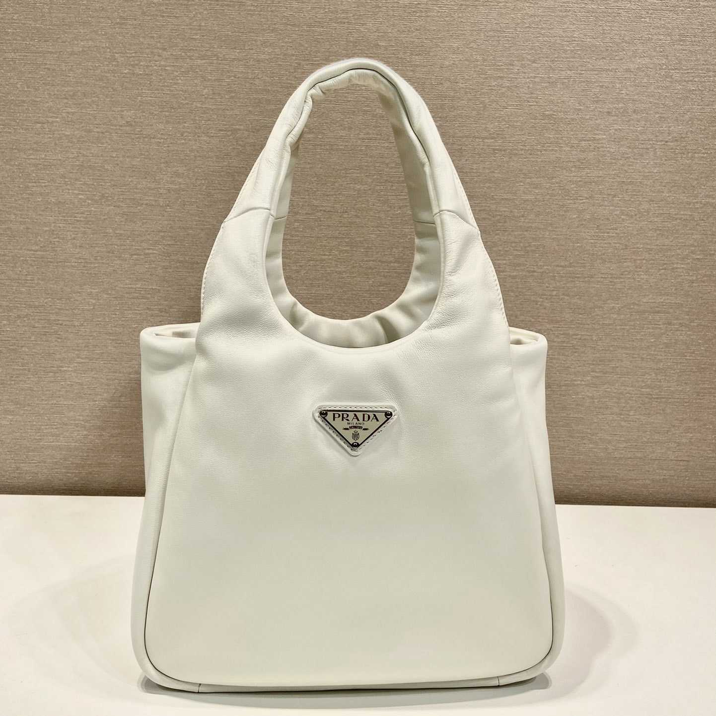 Prada Medium Padded Prada Soft Nappa Leather Bag - PerfectKickZ