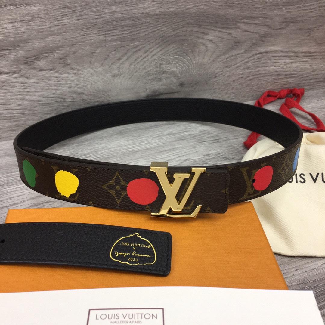 Louis Vuitton LV x YK LV Initiales 30mm Reversible Infinity Dots - 
