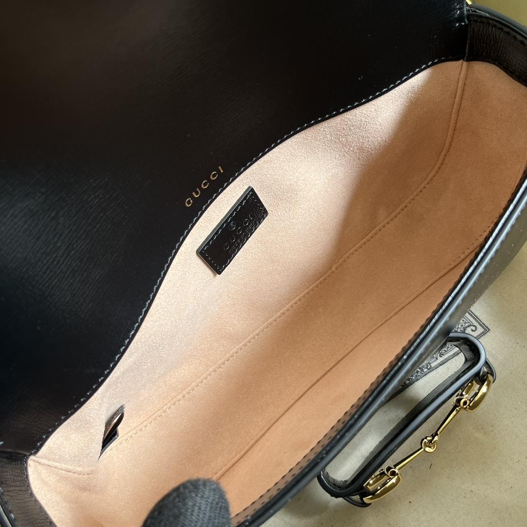 Gucci Horsebit 1955 Small Shoulder Bag(24-13-5cm)   - PerfectKickZ