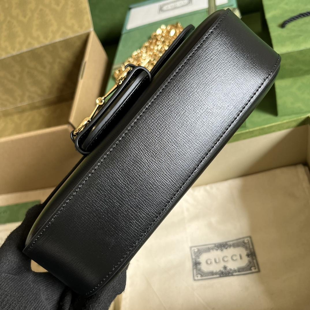 Gucci Horsebit 1955 Small Shoulder Bag(24-13-5cm)   - PerfectKickZ