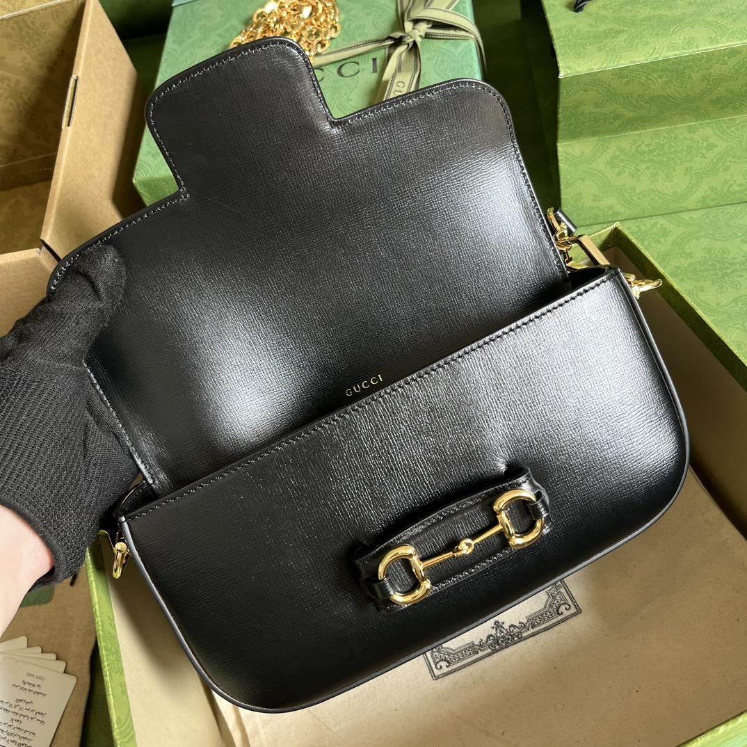 Gucci Horsebit 1955 Small Shoulder Bag(24-13-5cm)   - PerfectKickZ