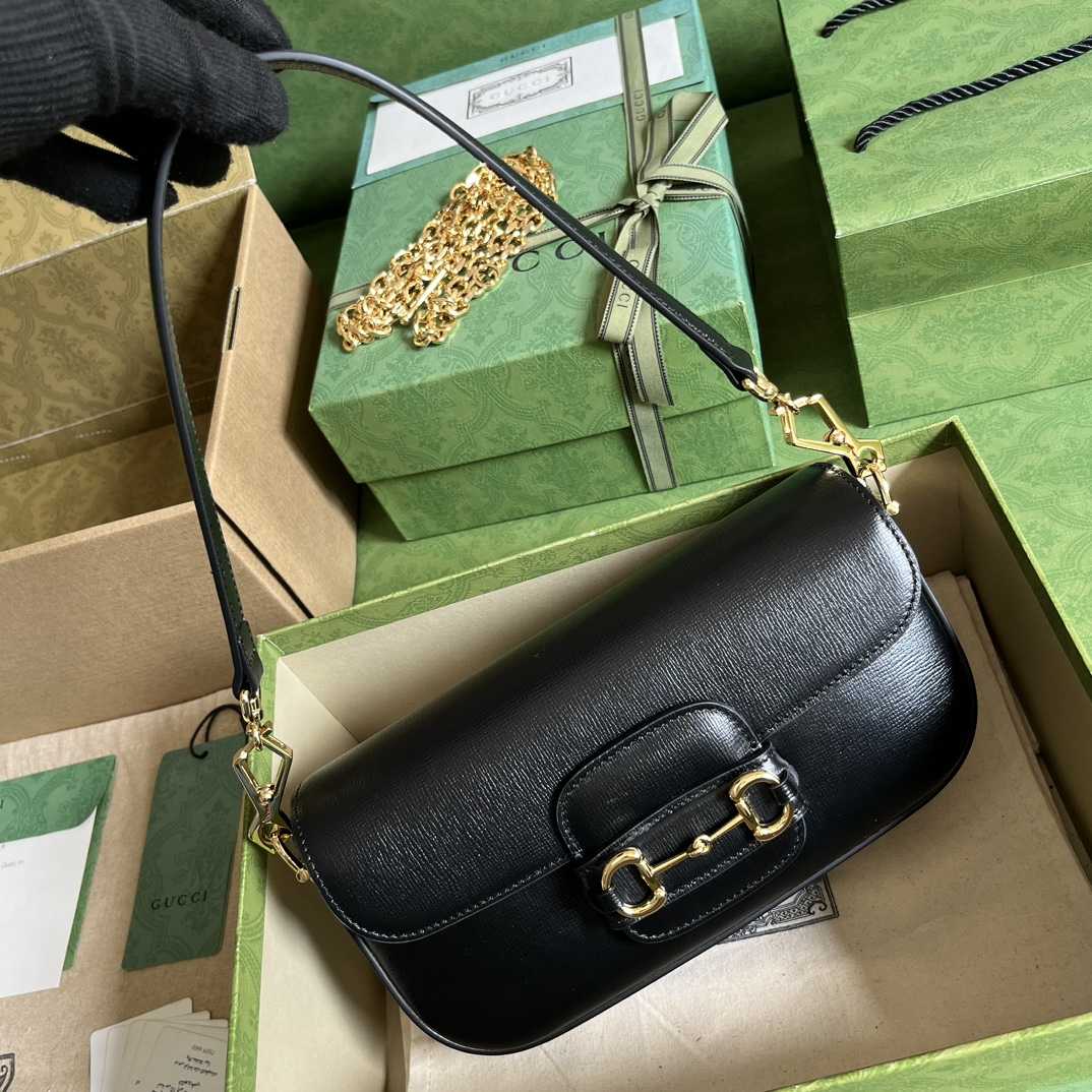 Gucci Horsebit 1955 Small Shoulder Bag(24-13-5cm)   - PerfectKickZ
