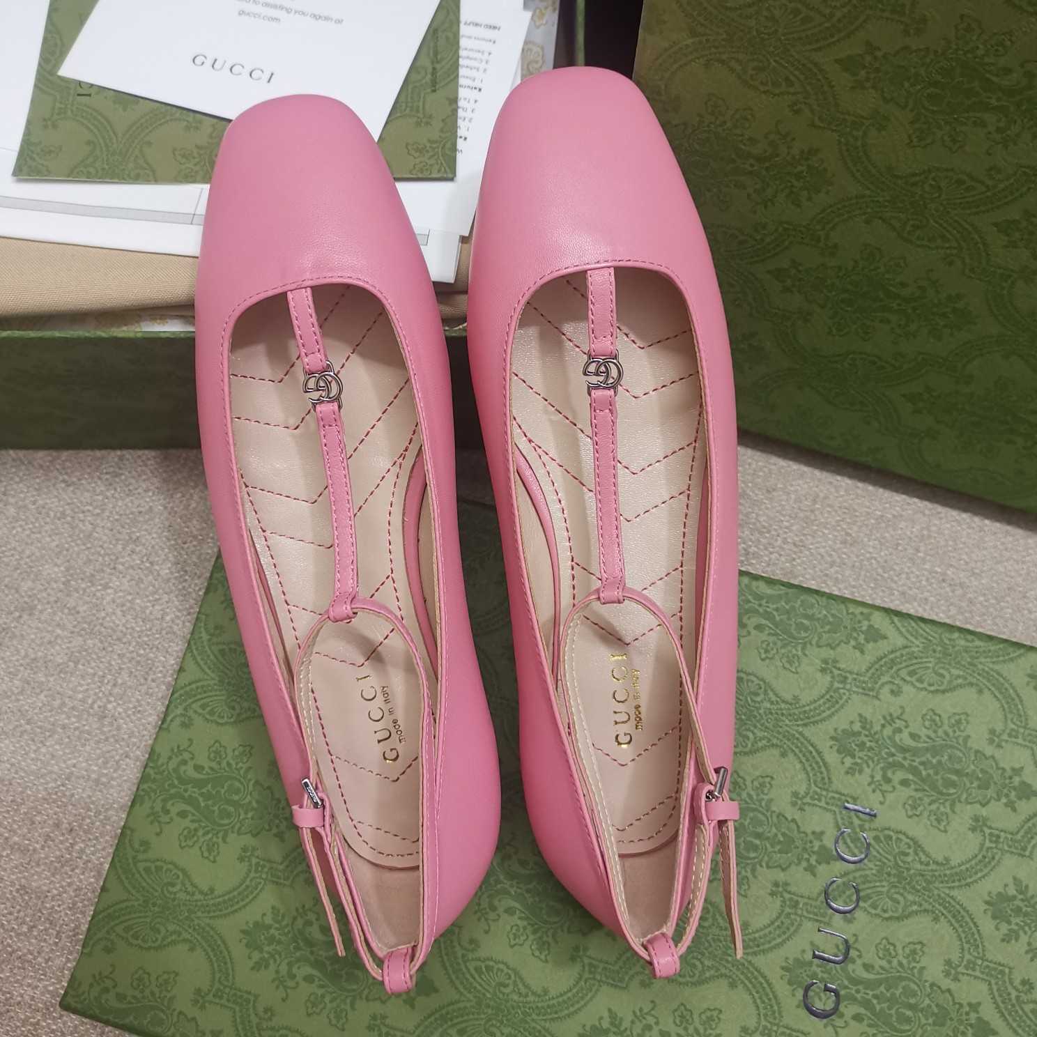 Gucci Women's Ballet Flat With Double G - PerfectKickZ