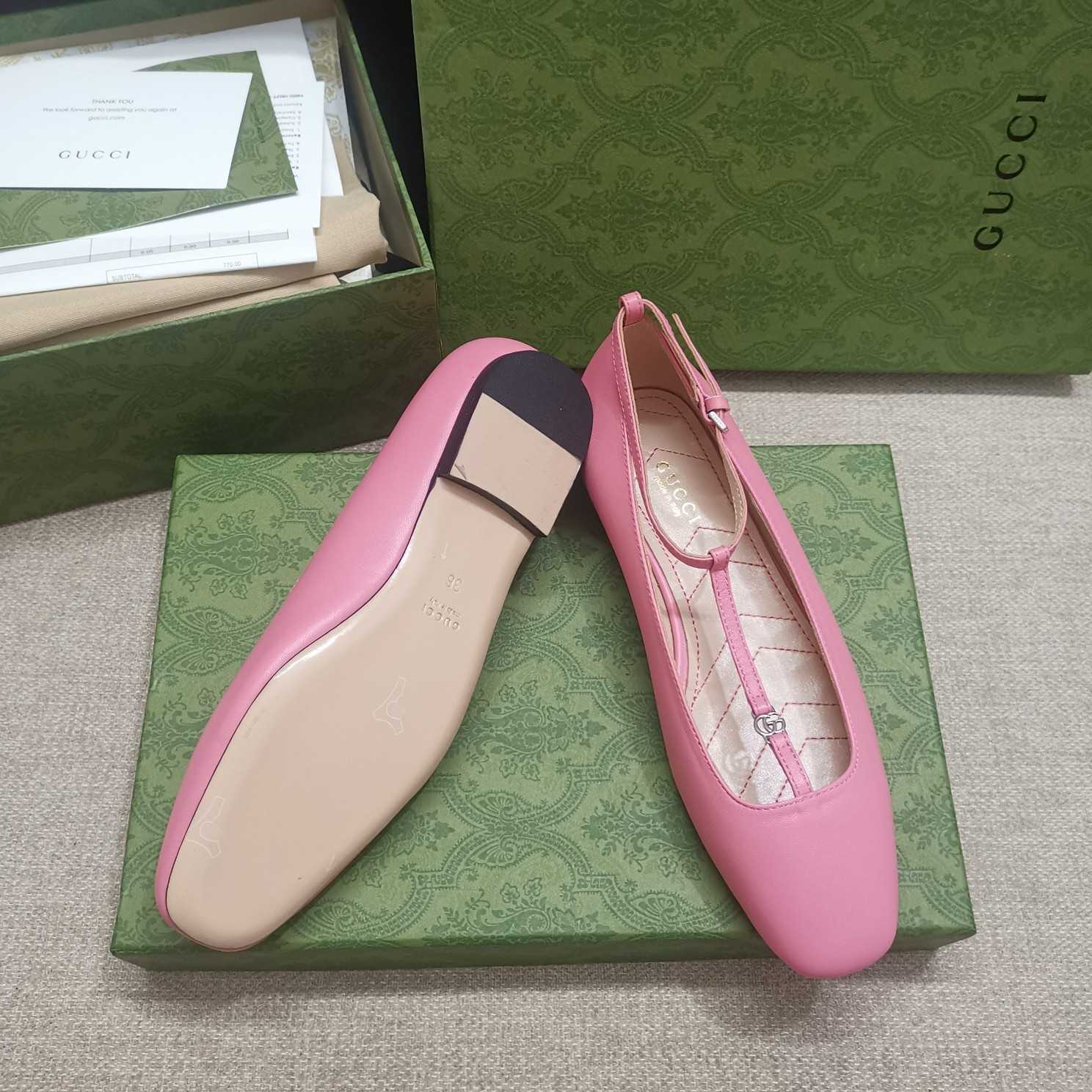 Gucci Women's Ballet Flat With Double G - PerfectKickZ