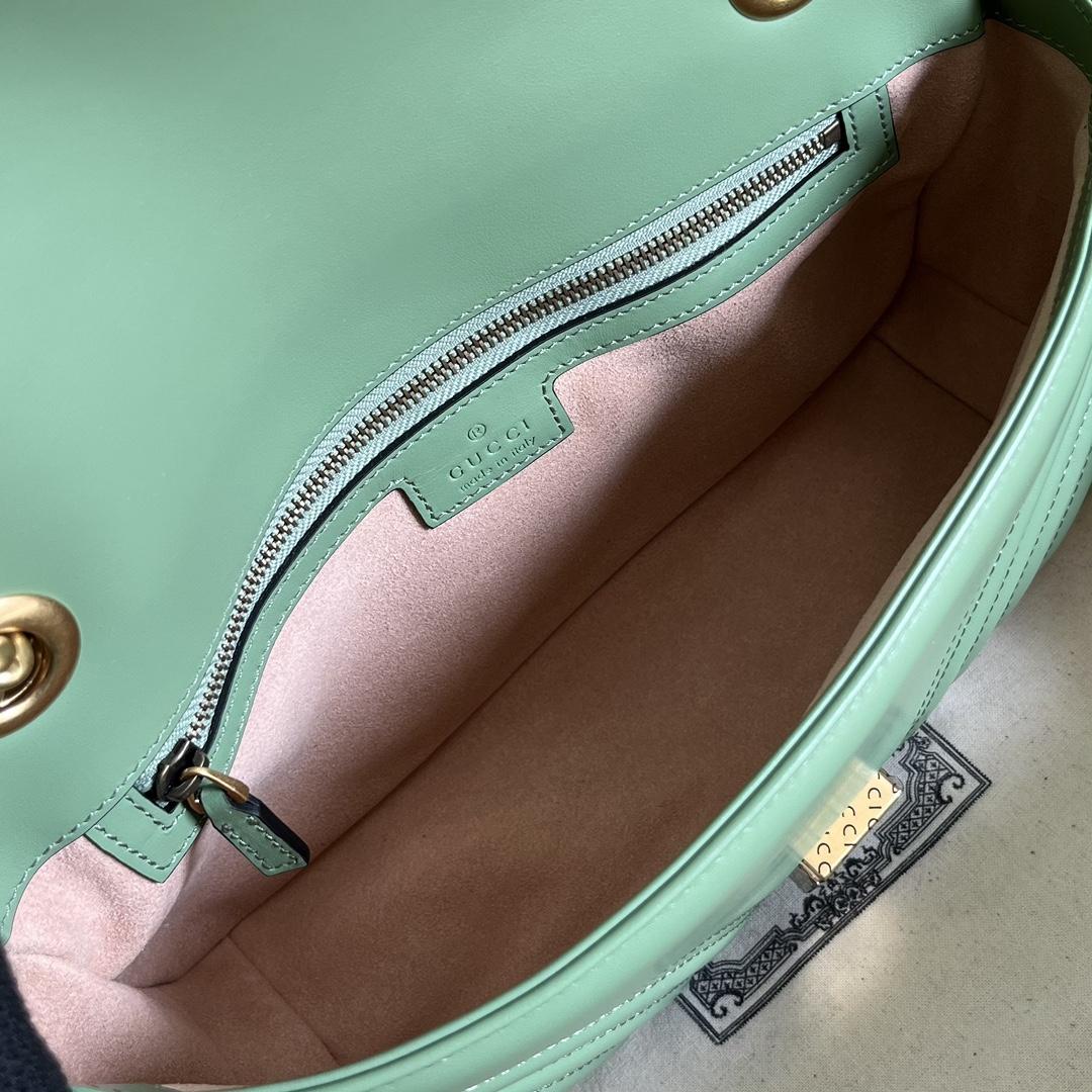 Gucci GG Marmont Small Shoulder Bag(26*15*7cm)   - PerfectKickZ