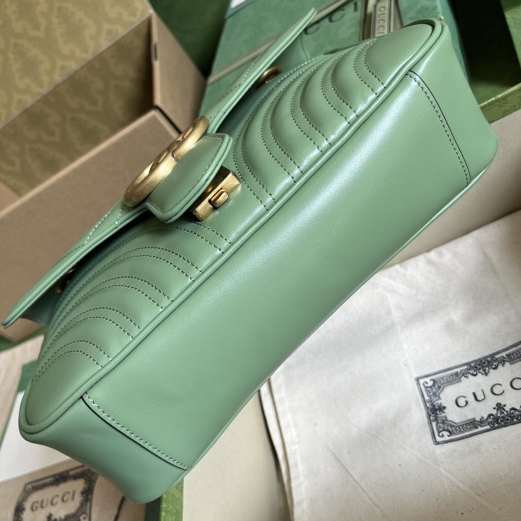 Gucci GG Marmont Small Shoulder Bag(26*15*7cm)   - PerfectKickZ