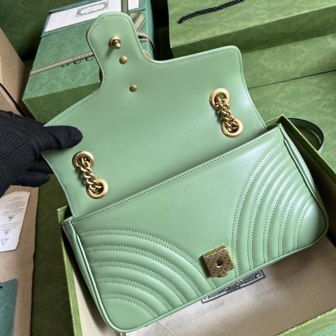 Gucci GG Marmont Small Shoulder Bag(26*15*7cm)   - PerfectKickZ