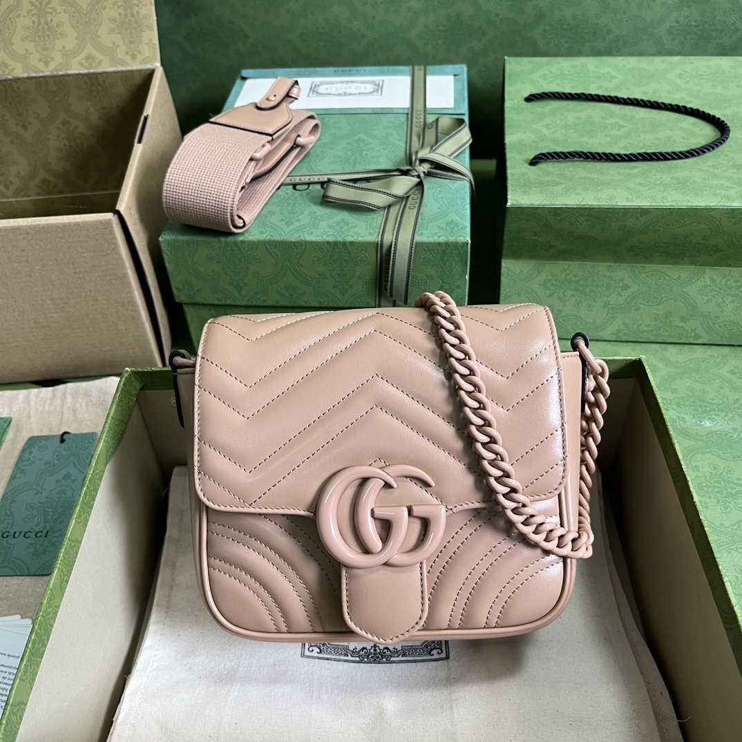 Gucci GG Marmont Matelasse Shoulder Bag  - PerfectKickZ