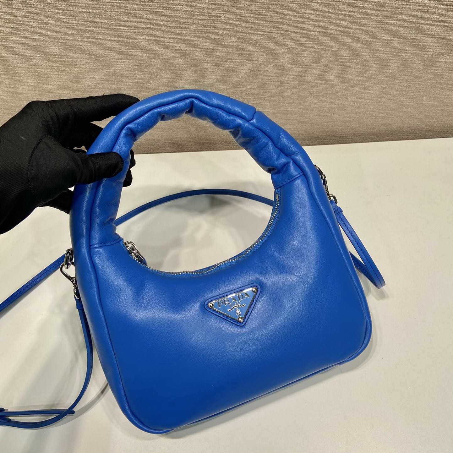 Prada Soft Padded Nappa Leather Mini-Bag - PerfectKickZ