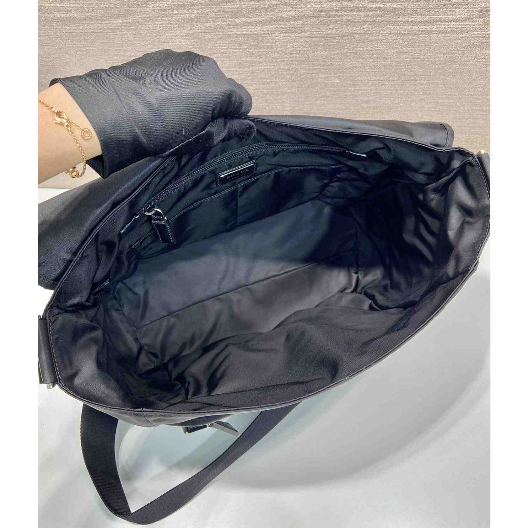 Prada Re-Nylon And Saffiano Shoulder Bag - PerfectKickZ