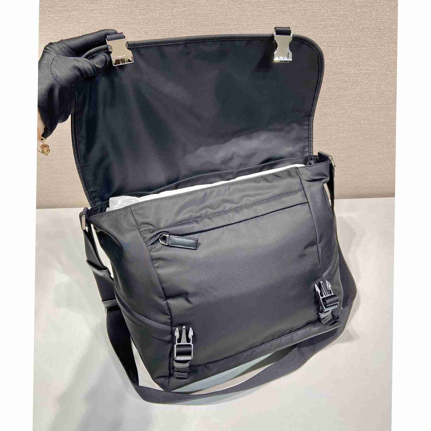 Prada Re-Nylon And Saffiano Shoulder Bag - PerfectKickZ
