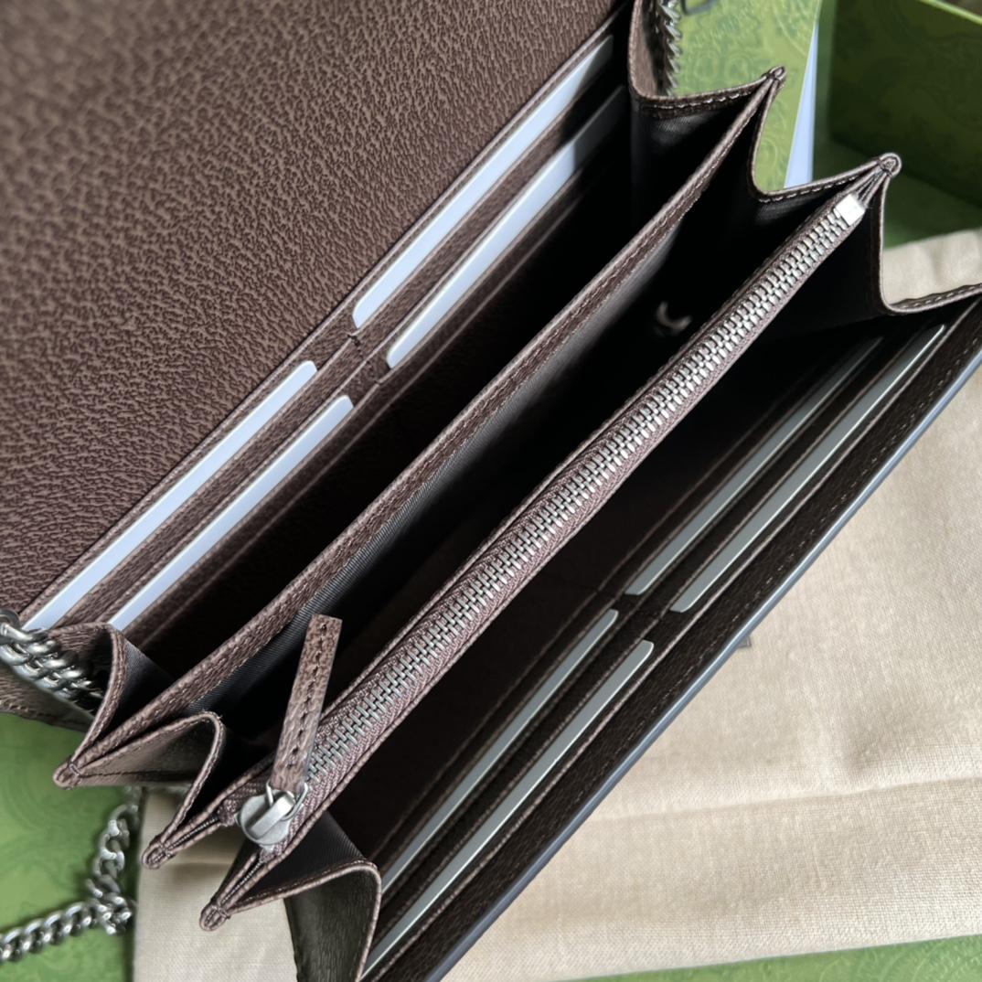 Gucci Dionysus Jumbo GG Chain Wallet(20-13-6CM) - PerfectKickZ