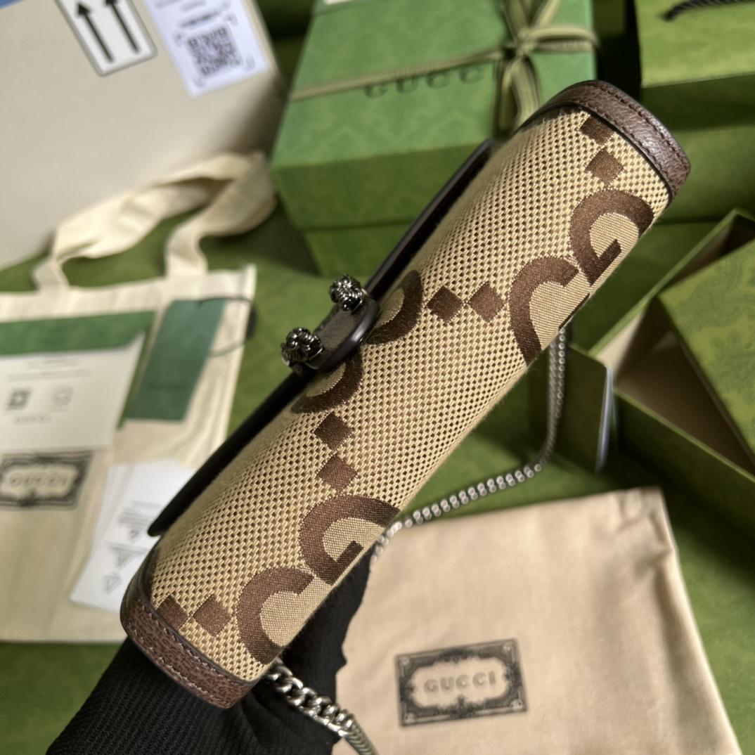 Gucci Dionysus Jumbo GG Chain Wallet(20-13-6CM) - PerfectKickZ