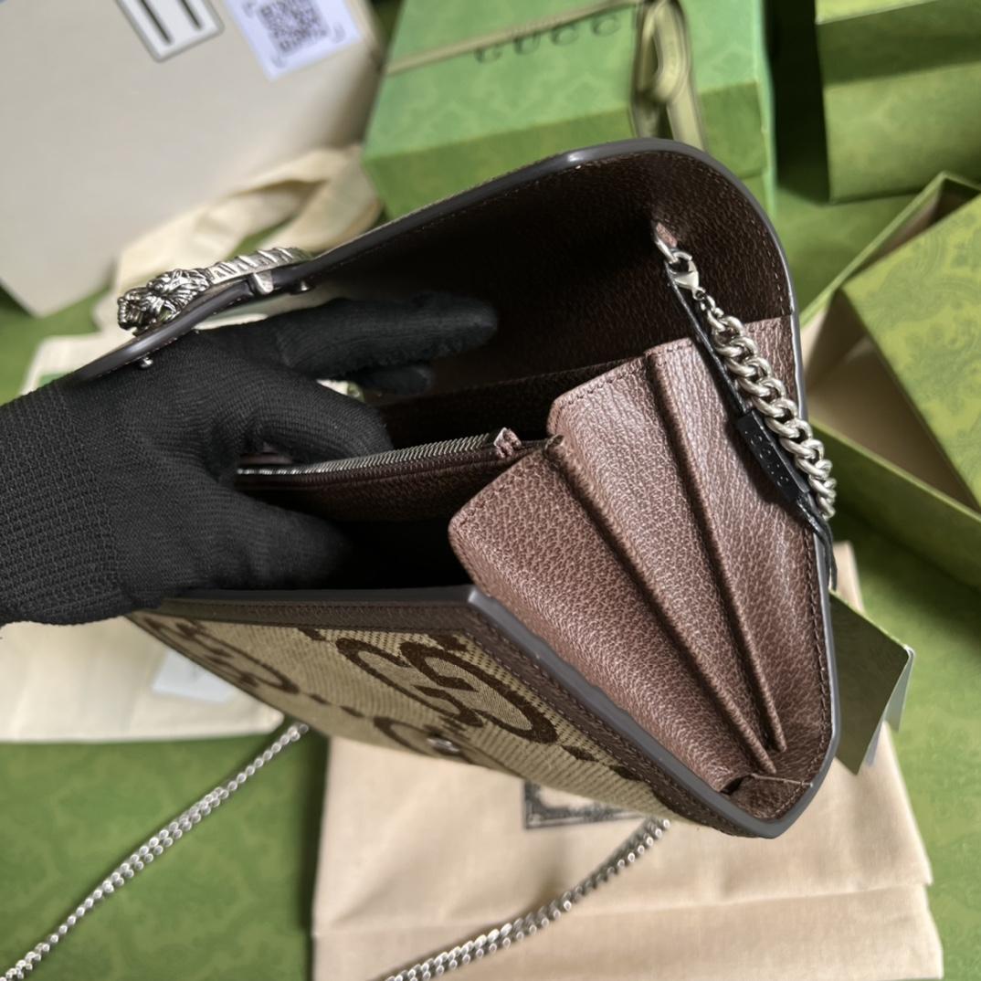 Gucci Dionysus Jumbo GG Chain Wallet(20-13-6CM) - PerfectKickZ