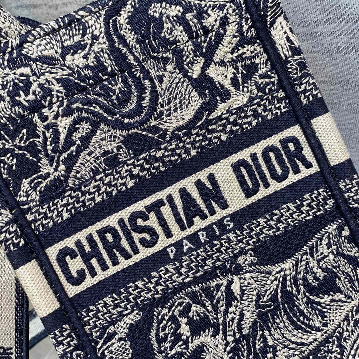 Dior Mini Dior Book Tote Phone Bag - PerfectKickZ