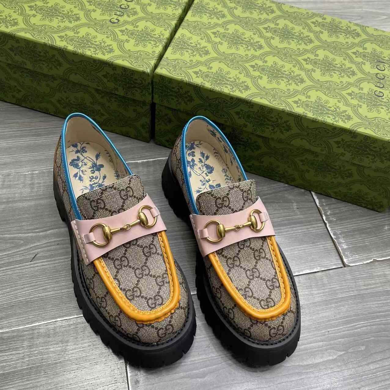 Gucci Women's GG Lug Sole Loafer - PerfectKickZ