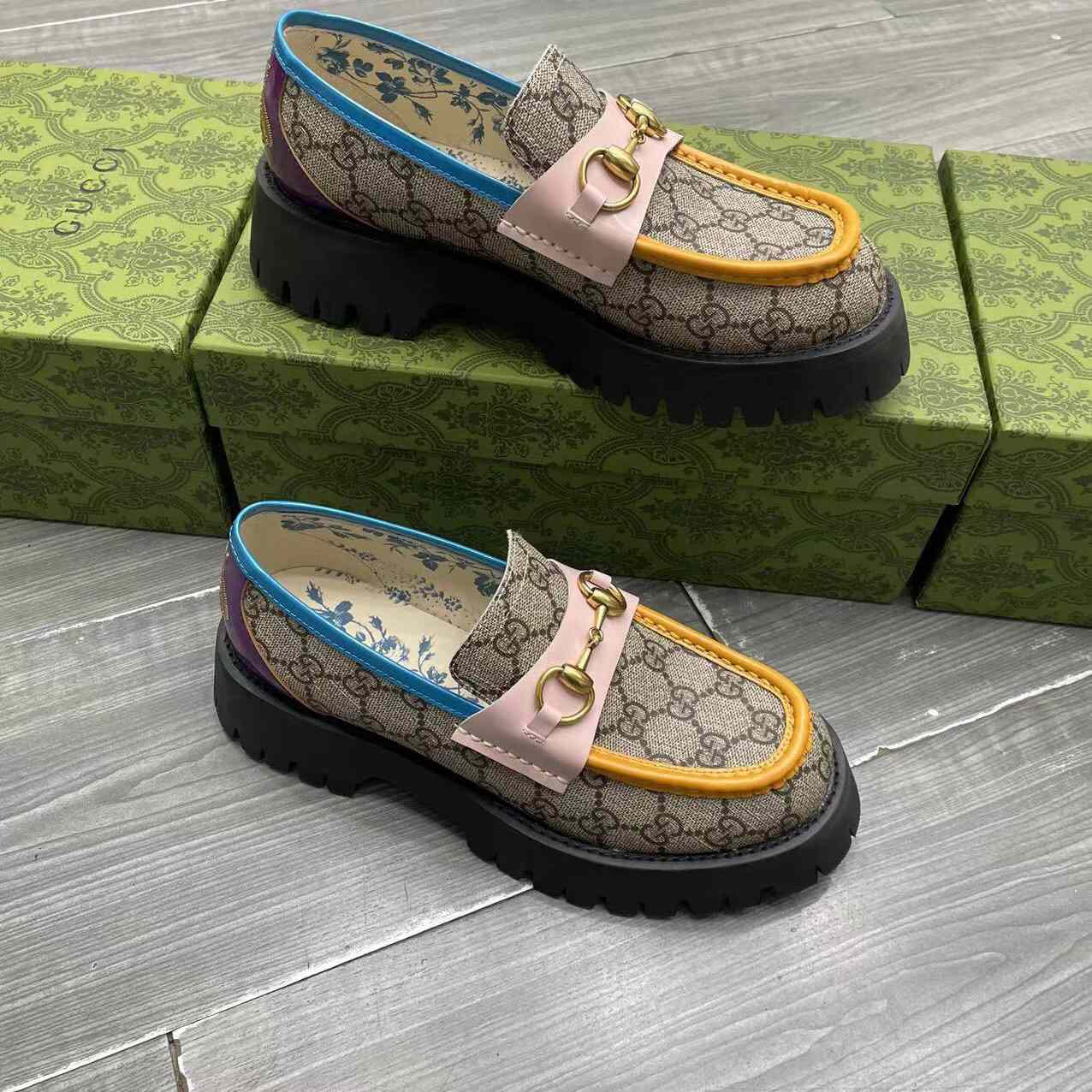Gucci Women's GG Lug Sole Loafer - PerfectKickZ