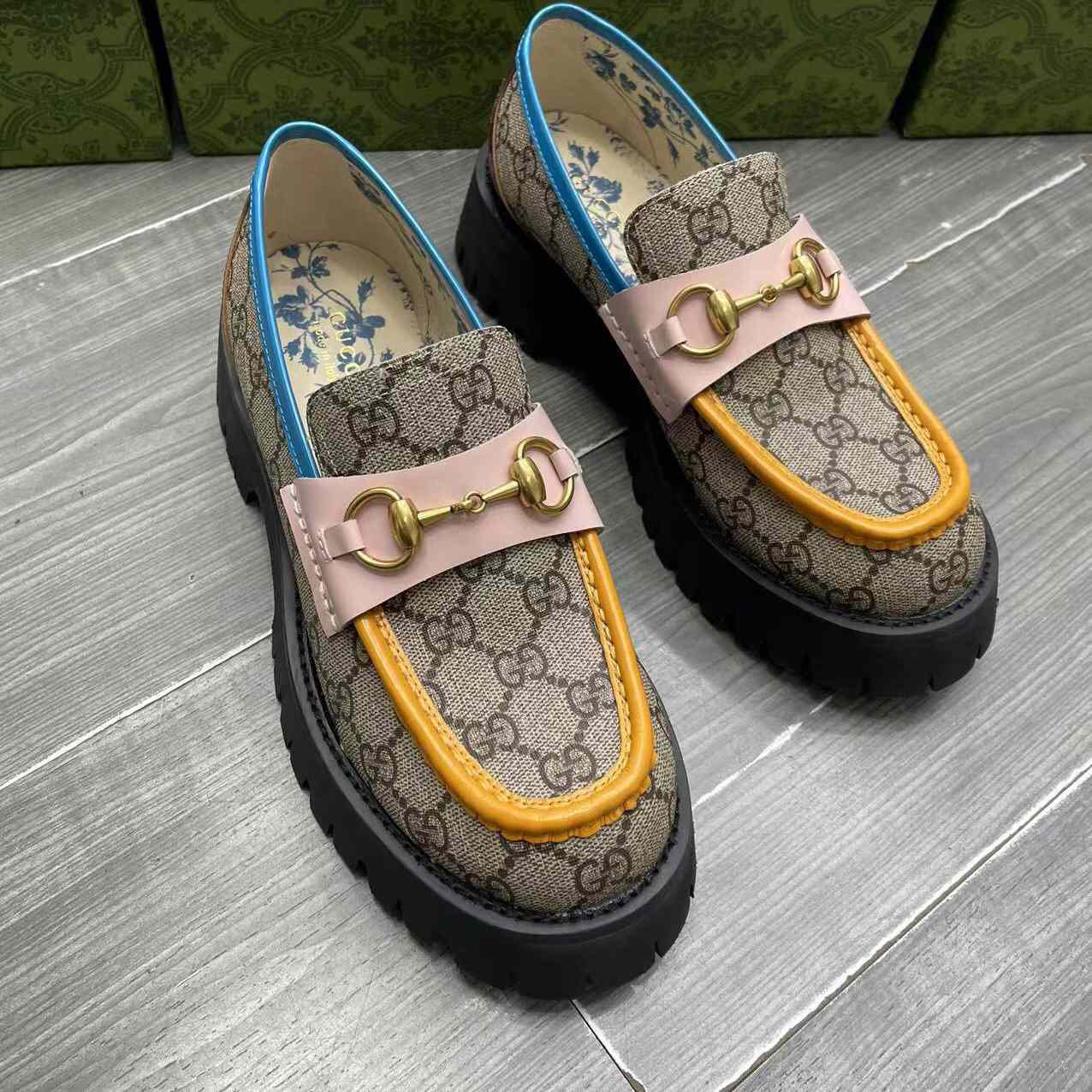 Gucci Women's GG Lug Sole Loafer - PerfectKickZ