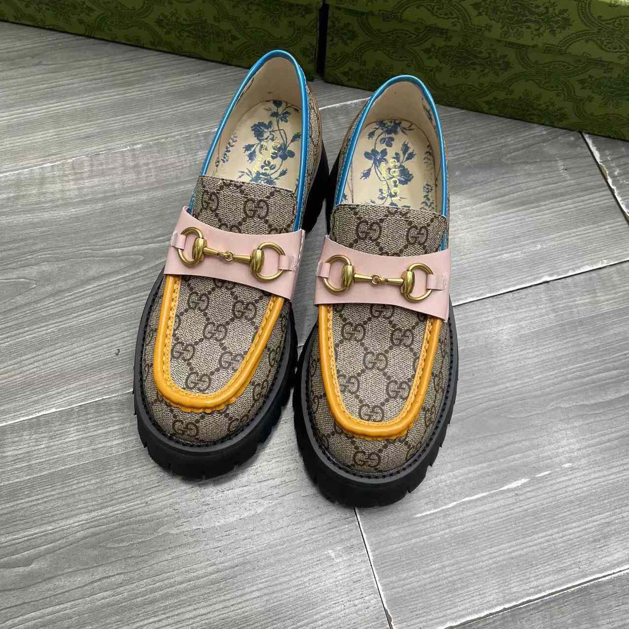 Gucci Women's GG Lug Sole Loafer - PerfectKickZ