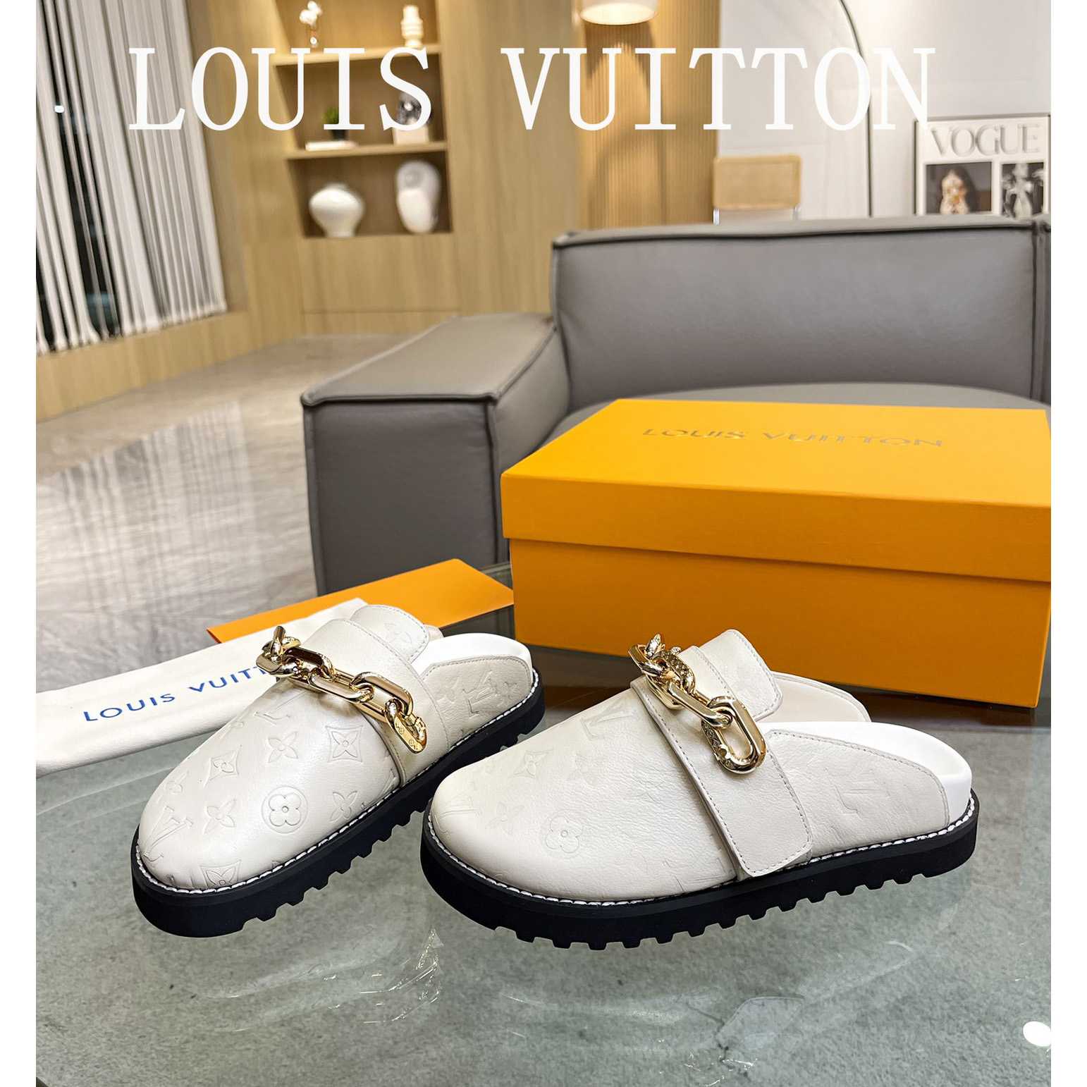 Louis Vuitton Lv Cosy Flat Comfort Clog         - PerfectKickZ